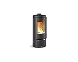 La Nordica Kaminofen Marlena; Gusseisen; Schwarz; 7,5 kW; 215 m²; 86,5% Wirkungsgrad; Holz
