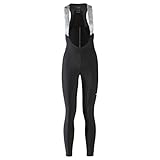 GORE WEAR Damen Thermo Fahrrad-Trägerhose Progress, Mit Sitzpolster, 38, Schwarz