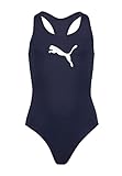 PUMA Mädchen Swimsuit Badebekleidung, Navy, 152 EU