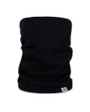 DANISH ENDURANCE Merino Multifunktionstuch, Winter Schlauchschal, Loop Schal, Stirnband oder Nackewärmer,Atmungsaktiv&Warm, Unisex, für Damen & Herren, Schwarz, Einheitsgröße