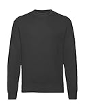Fruit of the Loom Herren 62-202-0 Sweatshirt, Schwarz, m