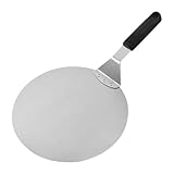 Peel Pizza - Pizzaschieber aus Edelstahl | Werkzeug für Backschäler | Ergonomisches Design Rundes Design Teigschaber Server Teigschaber für Küche APP