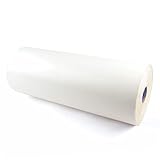 1 Rolle Einschlagpapier, unbedruckt, weiß, 50 cm, 10 kg Bäckereinschlagpapier für Lebensmittelkontakt Bäckerrolle Pergamentersatz Lebensmitteleinschlagpapier Großrollen Packpapier Packpapierrolle