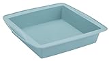 Dr. Oetker Silikon-Browniebackform Vintage Oster Manufaktur – Hochwertiges Platinsilikon, Antihaft, Vielseitig für Desserts & Teige, Pastellgrün, Pastel Green
