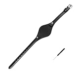 Weiches Leder-Uhrenarmband, 8 mm, für Fossil ES3077 ES2830 ES3262 ES3060, 21 cm (Schwarz)