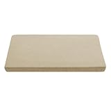 Bankkissen Bankauflagen Sitzkissen Sitzauflagen Chenille Stuhlkissen Sitzpolster Mit Rutschfeste Abnehmbare und Waschbare Bezug für Innen Fensterbank & Outdoor Gartenmöbel(Light brown,140x40x5cm)