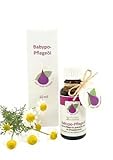 Die Aromaölmanufaktur Babypo Pflegeöl 10ml Probiergröße - Wohltuendes Babyöl zur Pflege zarter Babyhaut im Windelbereich, Schützt gestresste Haut, 100% natürliche ätherische Öle