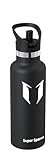 Super Sparrow Trinkflasche Edelstahl - Ultraleicht Thermobecher - 500ml - Standardmund Stroh-Deckel - BPA-Frei Thermoskanne, Thermosflasche für Sport, Travel, Schule, Outdoor