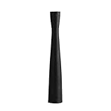 Cutfouwe Vase Schwarz - 50cm Hoch Bodenvase Schwarz,Vasen Deko Modern,Große Keramik Vase für Pampasgras,Dekozweige und Trockenblumen,Blumenvasen für Home Office Dekor,Wohnzimmer Büro Dekoration