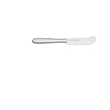 MasterClass Buttermesser, Edelstahlmesser zum Streichen, leicht zu verstreichen und rostfrei, spülmaschinenfest, 16cm, Silber