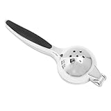 COLLBATH Multifunktionaler Zitronenentsafter aus Langlebigem Zinklegierung mit Rutschfestem Griff Manuelle Saftpresse für Zitrusfrüchte Wie Limetten Orangen Kiwis Leicht und Tragbar für