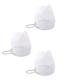 3x Teefilter wiederverwendbares Tuch für Tee, Kaffee, Kräutertee, Thai-Tee Filtersieb für Ausgießer 12,5 cm