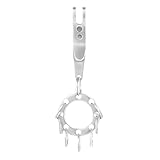 Mehrere Schlüsselhalter, Schlüsselanhänger, mehrere Löcher, Schlüssel-Organizer, kompakte Aufbewahrung, Karabiner, Rucksack-Anhänger, Löcher-Clipschnalle, Autoschlüsselhalter für Reisen, Camping