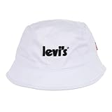 Levi's Unisex LAN Poster Logo Bucket Cap 9A8503 Kopfbedeckung, White, 8/20