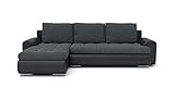 Sofini Ecksofa Tokio VI mit Schlaffunktion! Best Ecksofa! Wohnlandschaft mit Bettkasten! (Cas 574+ Soft 11 Links)