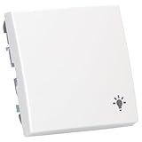 Busch-Jaeger 2520 LI-914 Wippe 1-fach mit Symbol Licht für Schalter/Taster einteilige Wippe Alpinweiß Balance SI 2CKA001731A2010