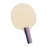 XIAOQENAN Small Signatures Tischtennisschläger Holzkonstruktion für Kinder Anfänger Training Leichtgewicht Grip Leichtgewicht Anfänger Paddel