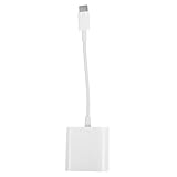 HOLIDYOYO 100M Type C Netzwerkadapter Ethernet für USB C Geräte Stabiler LAN Kompatibel mit Laptops Notebooks Tablets Langlebig