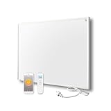 Byecold Infrarotheizung mit Thermostat 580 Watt, App Fernbedienung Steuerung, Infrarot wandmontage Elektroheizung Energiesparende, Wandheizung Heizpaneel Elektrisch Energiesparend Überhitzungsschutz