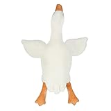 Fauitay Gans Kuscheltier Niedliches Tier Plüschtier Riesige Gans Plüschtiere Große Gans Puppe Weiches Kuscheltier Schlafkissen Kissen Dekoration Ornament (90cm)