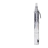 Solar-Brunnen-Wasserpumpen-Set, Solar-Wasserpumpe, Tiefbrunnen-Tauchpumpe, Bohrloch-Tiefbrunnen-Bewässerungswasserpumpe, 5 m³/h für Teiche, Garten, Wasserfall, Hydrokultur (Color : 280W -48V, Size :