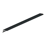 4 Home & Garden | Blendenabdeckung 50mm | Ortgangblech Dachblech Flachdach Winkelblech | Alu Anthrazit 200cm (B-Ware)