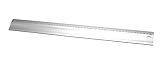 Snyderline® Schneidelineal 50cm aus Aluminium - mm Einteilung, Lineal ruler zum Schneiden, Messen, Zeichnen, Stabile biegefeste Ausführung