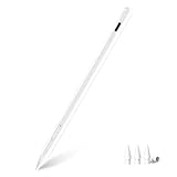 MYSTILUCK Stift für Apple iPad (2018-2024) – 2-Fach Schnellladung, Neigungssensitivität & Palm Rejection, Kompatibel mit iPad Pro 12.9 Zoll (M4/M3/M2), Air 7/6/5/4/3, 10. Gen-6. Gen & Mini 5/6