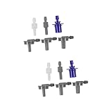 VALICLUD 2 Sätze Blutdruckmessgerät Anschlussadapter Teilig Kompatibel Mit Oberarm Blutdruckmessgeräten Langlebig Bedienen Für Altersgruppen Und Anwendungen 6 Stück * 2