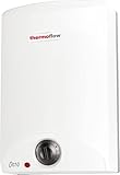 Thermoflow OT 10 Obertischspeicher drucklos | Warmwasserboiler 10 l Speichervolumen | Elektro-Warmwasserboiler G 1/2' Anschluss | 35-75 °C | 65 °C in 20 min.