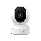 Reolink 3K Überwachungskamera Innen WLAN Schwenkbar, Home und Baby Monitor mit Personen-/Haustier-/Baby-Schreierkennung, Auto-Tracking, 2,4/5GHz WiFi IP Kamera Indoor, 5MP IR-Nachtsicht, E1 Pro