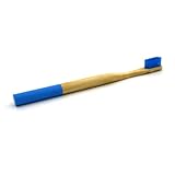 FOMIYES Zahnbürste Zahnbürsten aus Holz umweltfreundliche Zahnbürste Borsten Zahnbürste Hölzern Blau