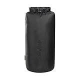 Tatonka Packsack Dry Sack 10l - Wasserdichter Packbeutel mit Rollverschluss und Steckschließe - Aus recyceltem Polyester - 10 Liter Volumen (schwarz)