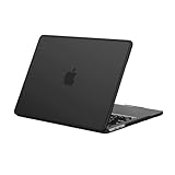 BlueSwan Hülle kompatibel für MacBook Pro 13 Zoll M2 M1 A2338 A2251 A2289 A2159 A1989 A1708 A1706, erschienen 2022–2016, Bruchfester weicher Rahmen + Matt Anti-Fingerabdruck Schutzhülle, Schwarz