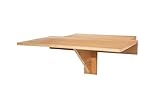 Spetebo Holz Wandtisch klappbar - 60 x 40 cm - Klapptisch...