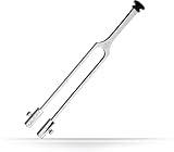 Stimmgabel Rydel-Seiffer, abnehmbare Dämpfer c128/64 Hz, Skalen eingraviert