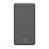 Hama Powerbank Supreme 20000mAh (externer Akku mit 1x USB C + 2x USB A, Power Pack zertifiziert, Akkupack Handy, Tablet, Bluetooth-Lautsprecher etc., tragbares Ladegerät klein u. leistungsstark) grau