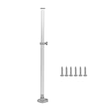 YUPEIUKLI Verstellbares Tischbein, 510 mm – 760 mm, teleskopisch, faltbar, für Boote und Heimdecks, Terrassen, Freizeitfahrzeuge