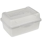 keeeper Frischhaltedose mit Klickverschluss, 11 x 7,5 x 6 cm, 350 ml, Luca Micro, Transparent