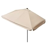 EASYmaxx Sonnenschirm rechteckig | 230 x 140 x 253 cm | für...