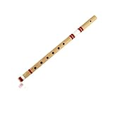 Einzigartige Geburtstagsgeschenkideen 43,2 cm authentische indische Bambusflöte in G-Schlüssel-Fipple Holzblättchen Musikinstrument Blockflöte Traditionelle Bansuri