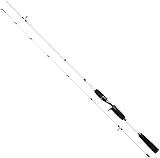 Abu Garcia Venerate Casting EVA - EVA Griff Baitcast Angelrute - Raubfisch - Hecht, Barsch, Zander, Pearl White, 2.13 m |20-60g