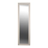 INSPIRE - Wandspiegel - Rechteckiger Spiegel MIA - l.30 x H.120 cm - Taupe - Holz - Garderobenspiegel - Ganzkörperspiegel