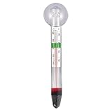 Wasserthermometer, Fischtank -Thermometer | Digitale Thermometer für Fischtank | Wireless Monitor mit klarem, leicht zu lesendem hochpräzisen Display für Wasserdekorationen