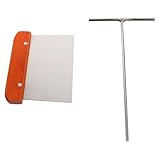 Ipetboom Verteiler und Pfannkuchenschaber aus Edelstahl 2 Stück Klein Praktisches Küchenwerkzeug für Pfannkuchen und Omeletts Ergonomisch Leicht