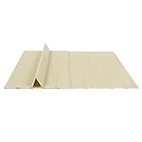Badewannenabdeckung Faltbare Badewannenbrett Badewannenauflage Dämmplatte zum Staubschutz und zur Erhaltung der Wassertemperatur bis 5kg Belastbar – Gelb (75 × 170 × 0,65 cm)
