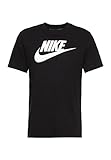 Nike Herren T-Shirt Sportswear Futura Icon, Black/White, L, AR5004-010