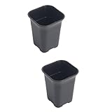 SEWOART 20 STK saftiges Becken Terrakotta-Blumentöpfe Sukkulenten-Übertopf kleine Töpfe für Pflanzen Blumentopf Bonsai plastiktisch plastikenten caakg Blumenbehälter Kinderzimmertopf Black