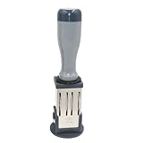NPXUAMTJ Multifunktional Runde Stempel Einstellbare Stempelstempelstempel Dater Nummer Roller Stempel Office Stempel Scrapbooking Stempel