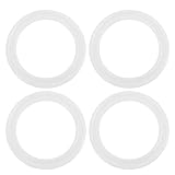 NAMOARLY 4 Stück Teiliges Elastische Silikon Dichtungsringe für Isolierflaschen Deckel Ersatz Auslaufsicheres Langlebiges Material Kompatibel mit Trinkflaschen Einfache Reinigung